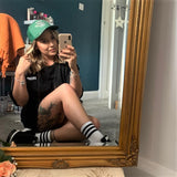 Winged Pig Embroidered Snapback - Green